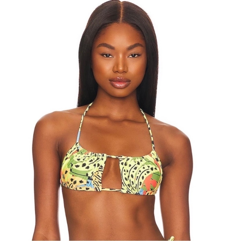 It’s Now Cool Square Tie Bikini Top NWT